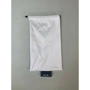 Authentic Oakley XL White Microfiber Sunglass Cleaning Storage Bag